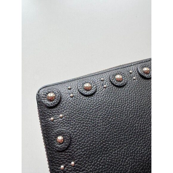 KATE SPADE Neda Black Leather Studded Continental Wallet - Picture 3 of 14
